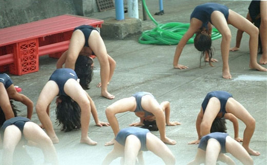 天然スクール水着盗撮 