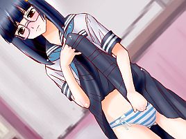 やっぱセーラー服はひざ丈だな