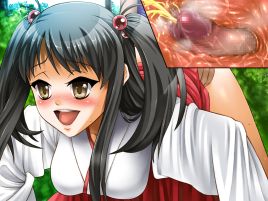 巫女さん奉肛儀